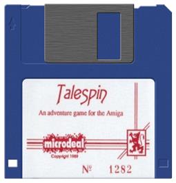 Cartridge artwork for Talespin on the Commodore Amiga.