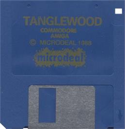 Cartridge artwork for Tanglewood on the Commodore Amiga.