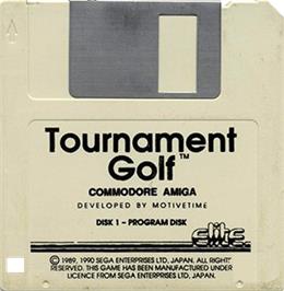 Cartridge artwork for Tournament Golf on the Commodore Amiga.