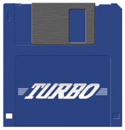 Cartridge artwork for Turbo on the Commodore Amiga.
