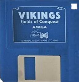 Cartridge artwork for Vikings - Fields of Conquest - Kingdoms of England 2 on the Commodore Amiga.