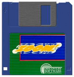 Cartridge artwork for Zoom! on the Commodore Amiga.