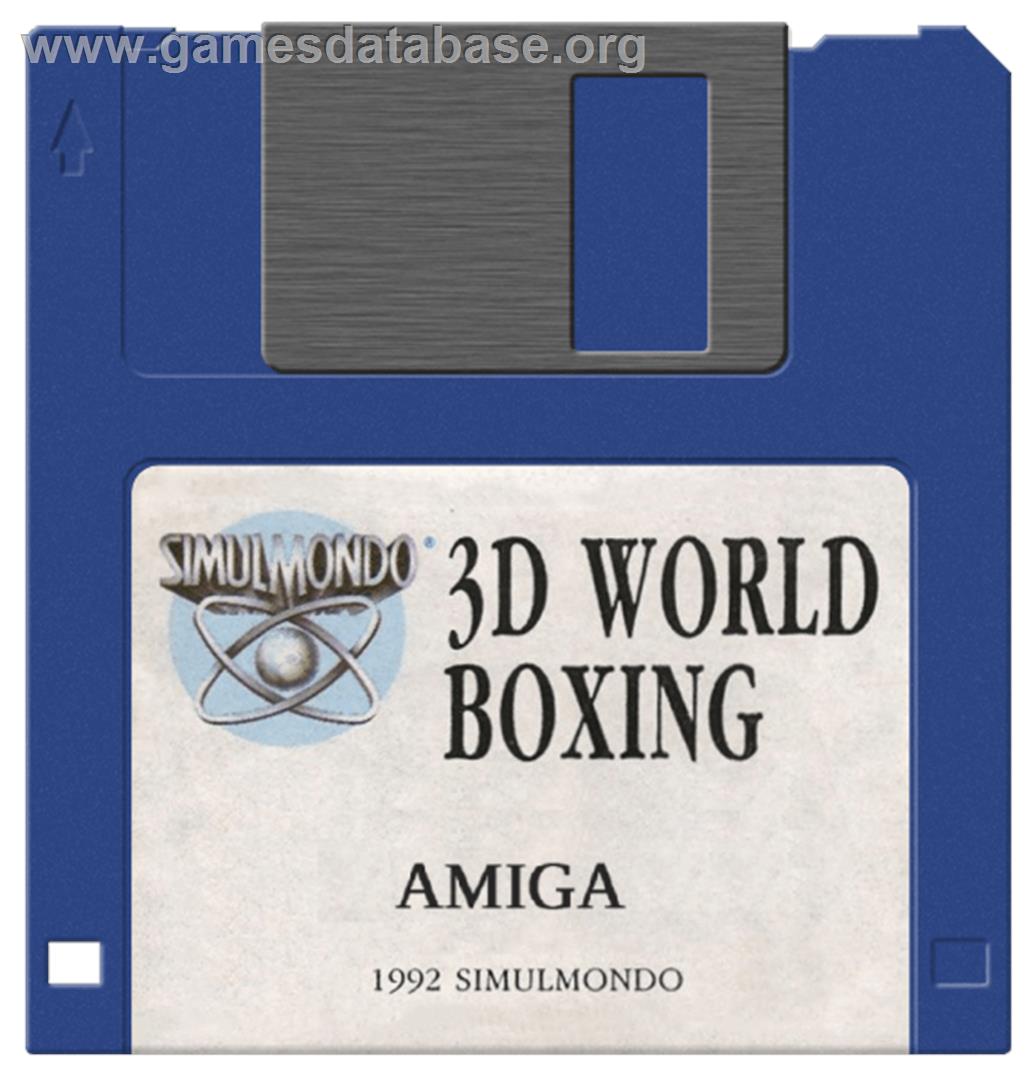 3D World Boxing - Commodore Amiga - Artwork - Cartridge