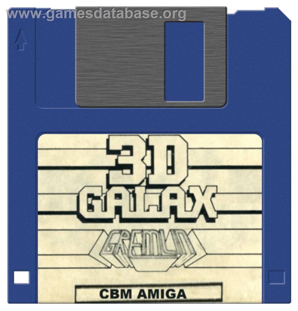 3d Galax - Commodore Amiga - Artwork - Cartridge