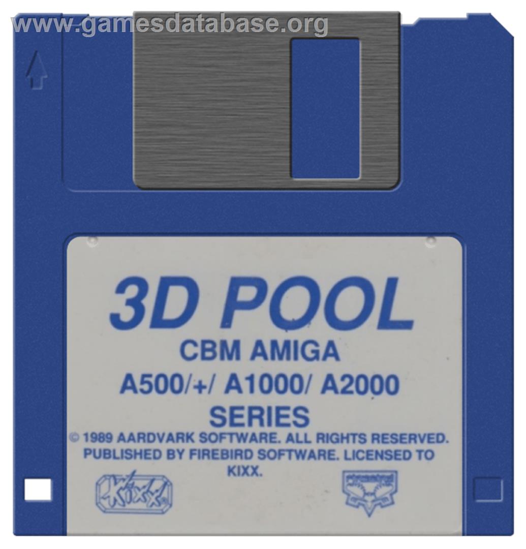 3d Pool - Commodore Amiga - Artwork - Cartridge