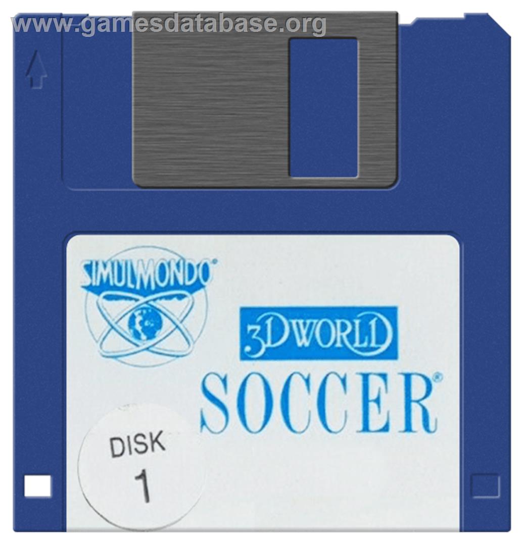3d World Soccer - Commodore Amiga - Artwork - Cartridge