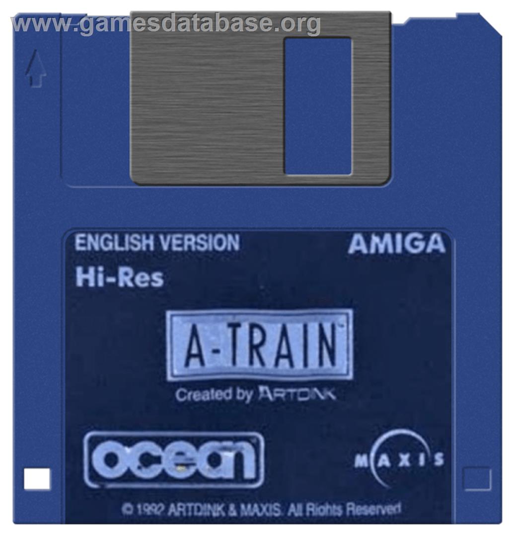A-Train - Commodore Amiga - Artwork - Cartridge