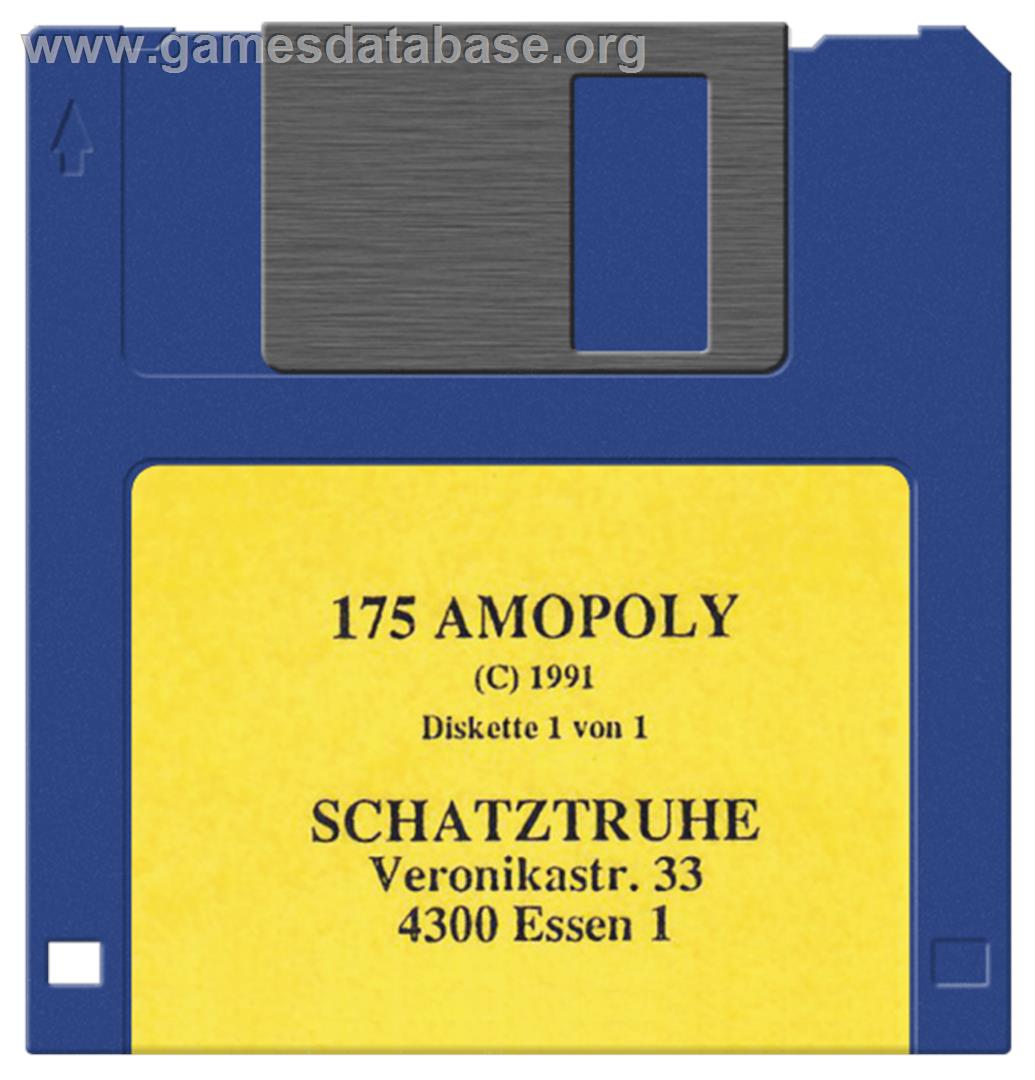 A-mopoly - Commodore Amiga - Artwork - Cartridge