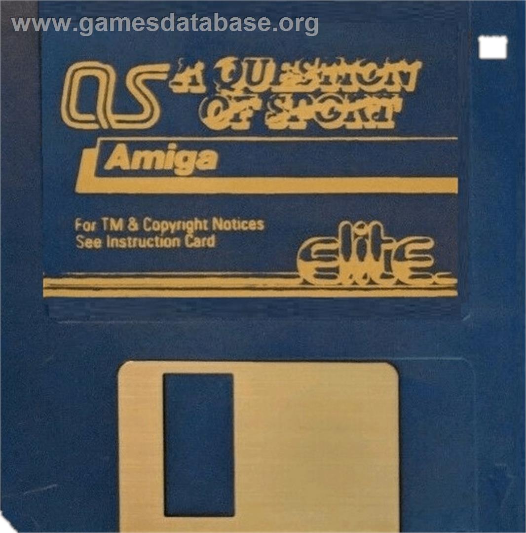 A Question of Sport - Commodore Amiga - Artwork - Cartridge