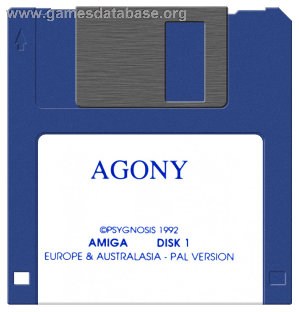 Agony - Commodore Amiga - Artwork - Cartridge
