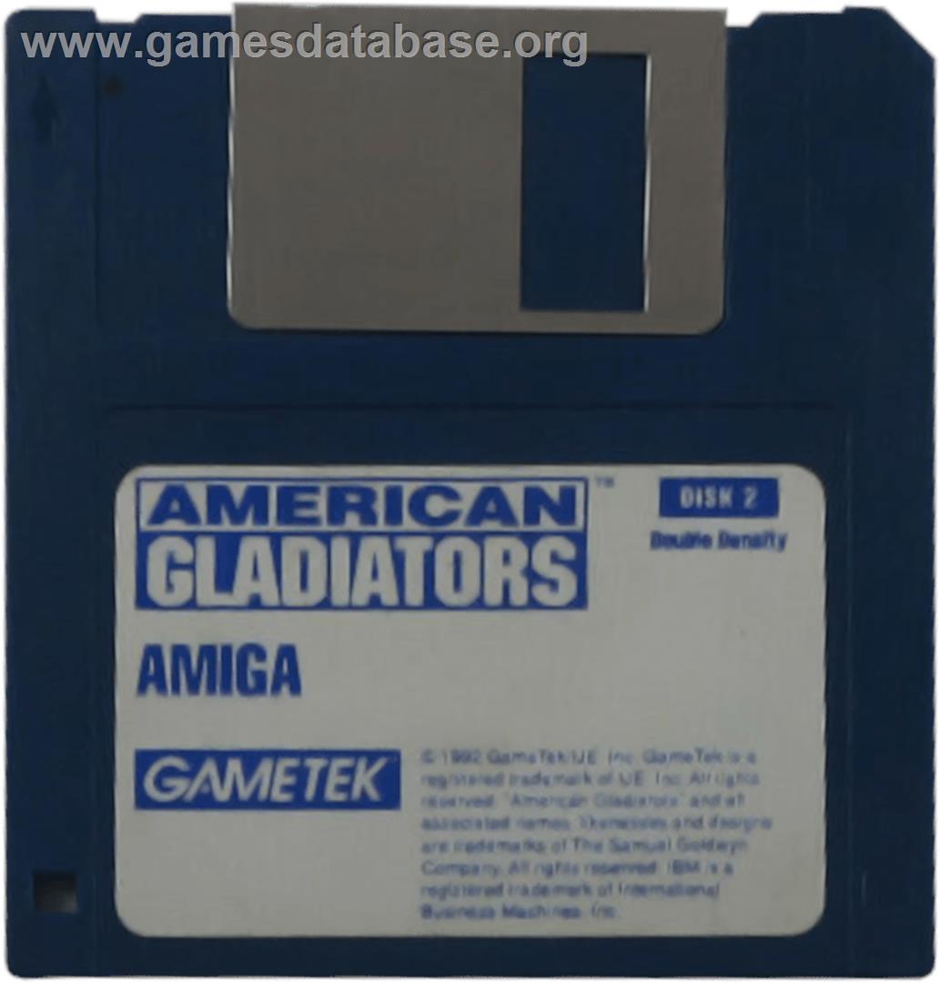 American Gladiators - Commodore Amiga - Artwork - Cartridge
