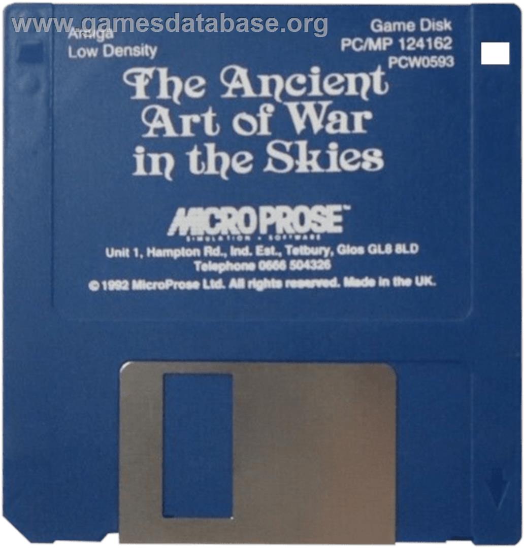 Ancient Art of War in the Skies - Commodore Amiga - Artwork - Cartridge