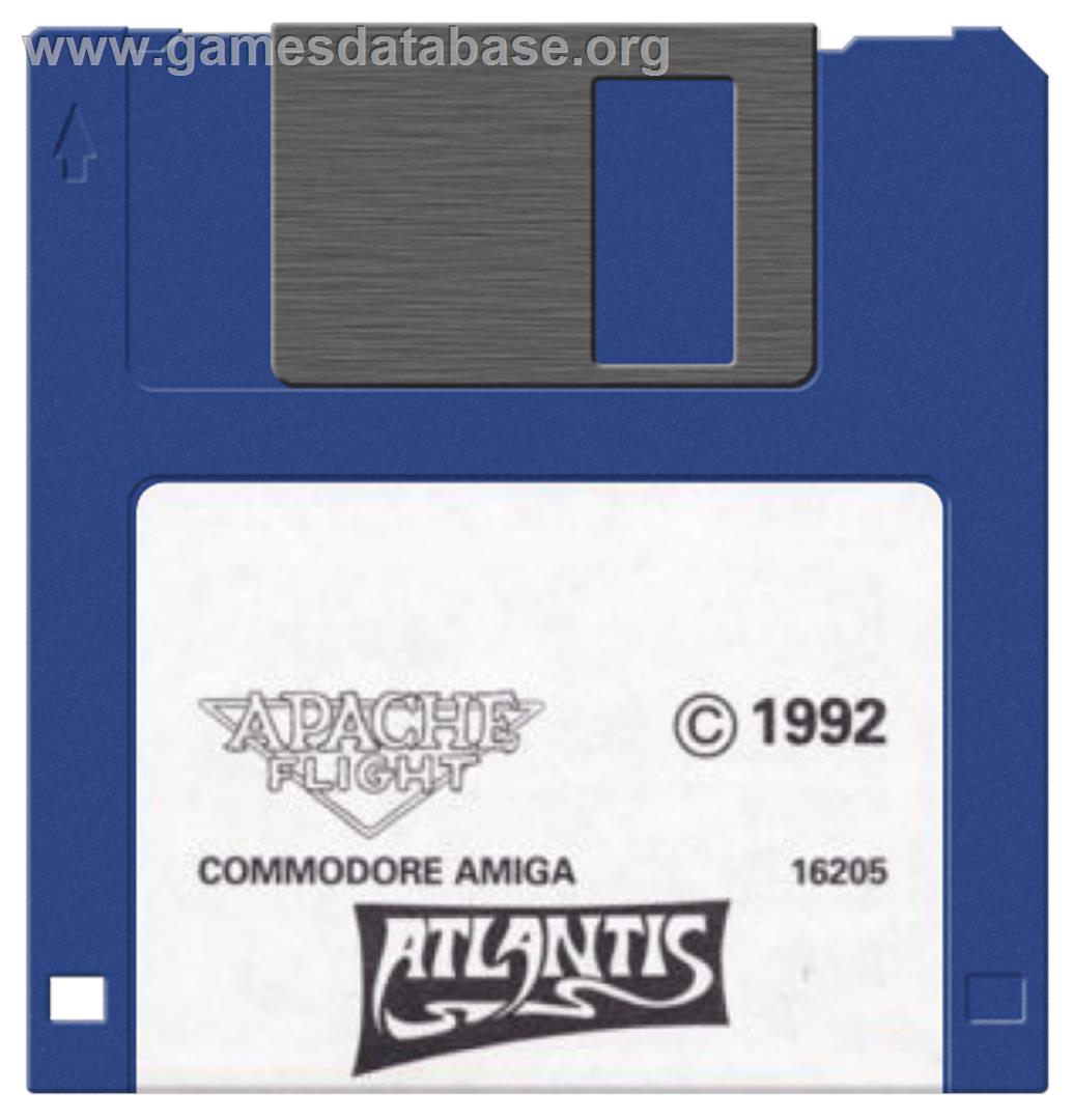 Apache Flight - Commodore Amiga - Artwork - Cartridge
