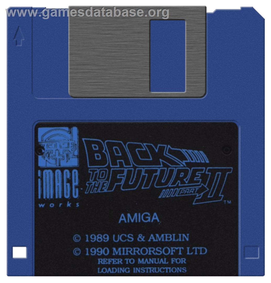 Back To The Future Part 2 - Commodore Amiga - Artwork - Cartridge