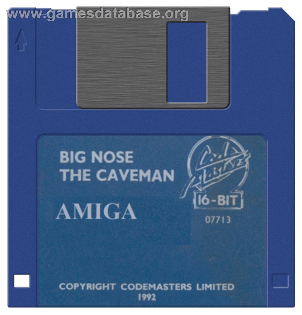 Big Nose the Caveman - Commodore Amiga - Artwork - Cartridge