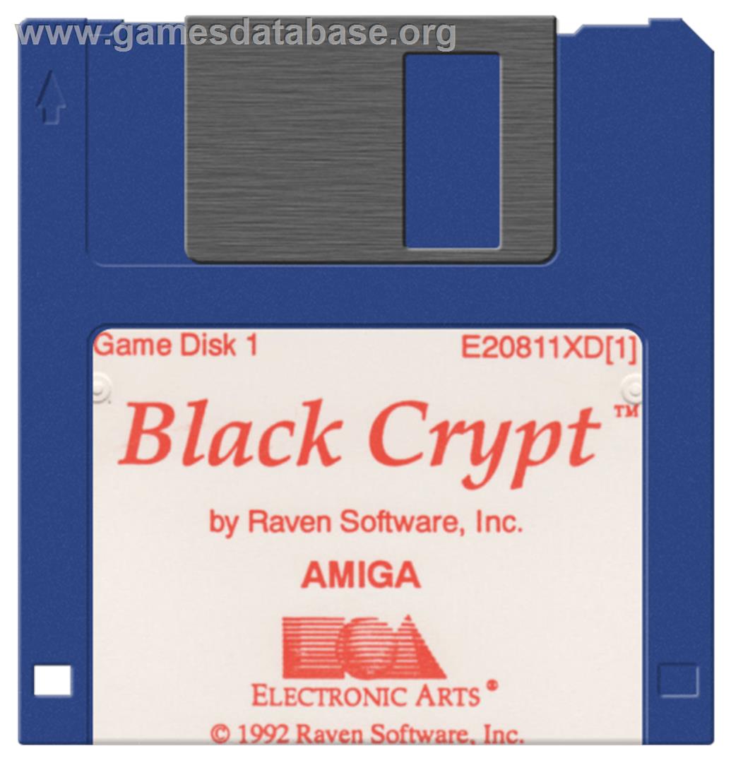 Black Crypt - Commodore Amiga - Artwork - Cartridge