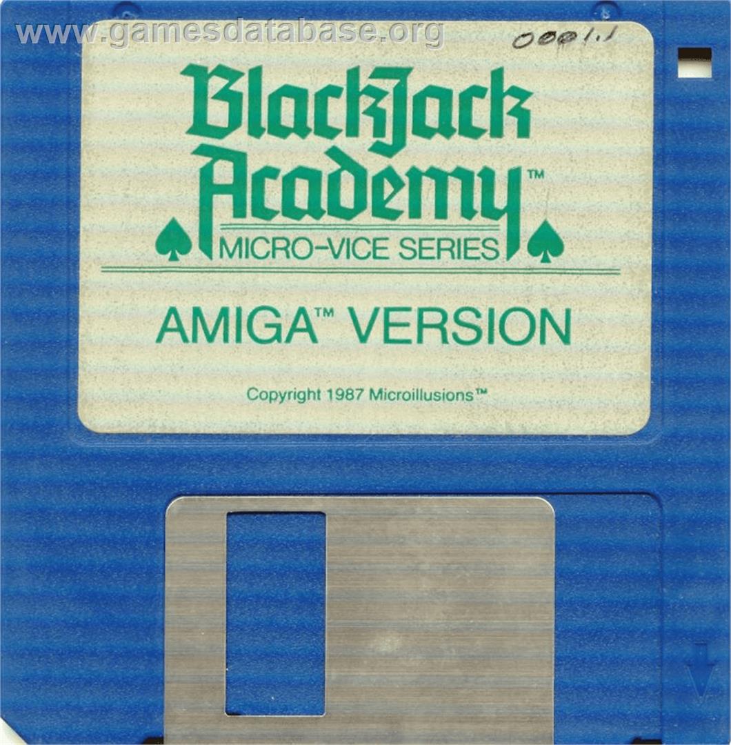Blackjack Academy - Commodore Amiga - Artwork - Cartridge