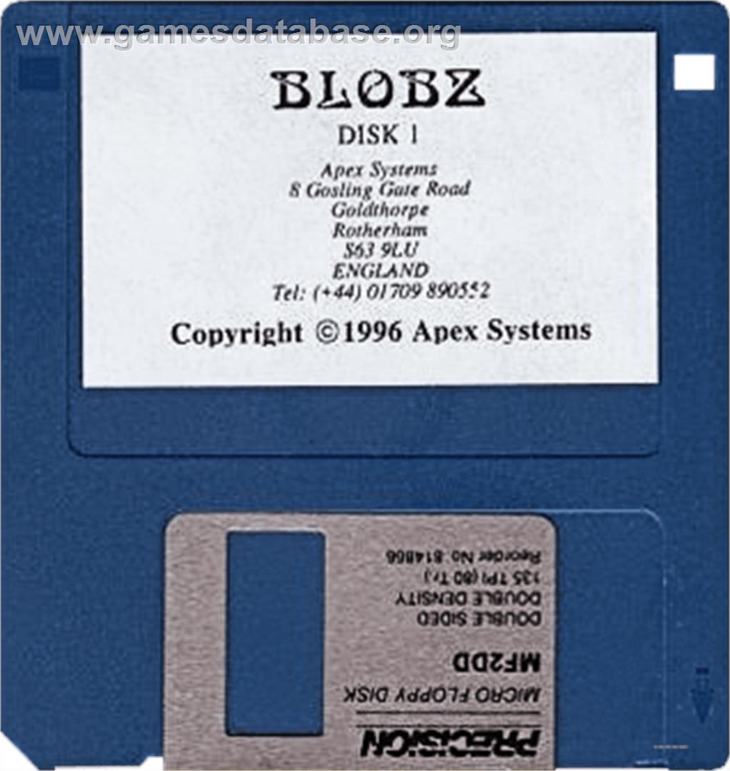 Blobz - Commodore Amiga - Artwork - Cartridge