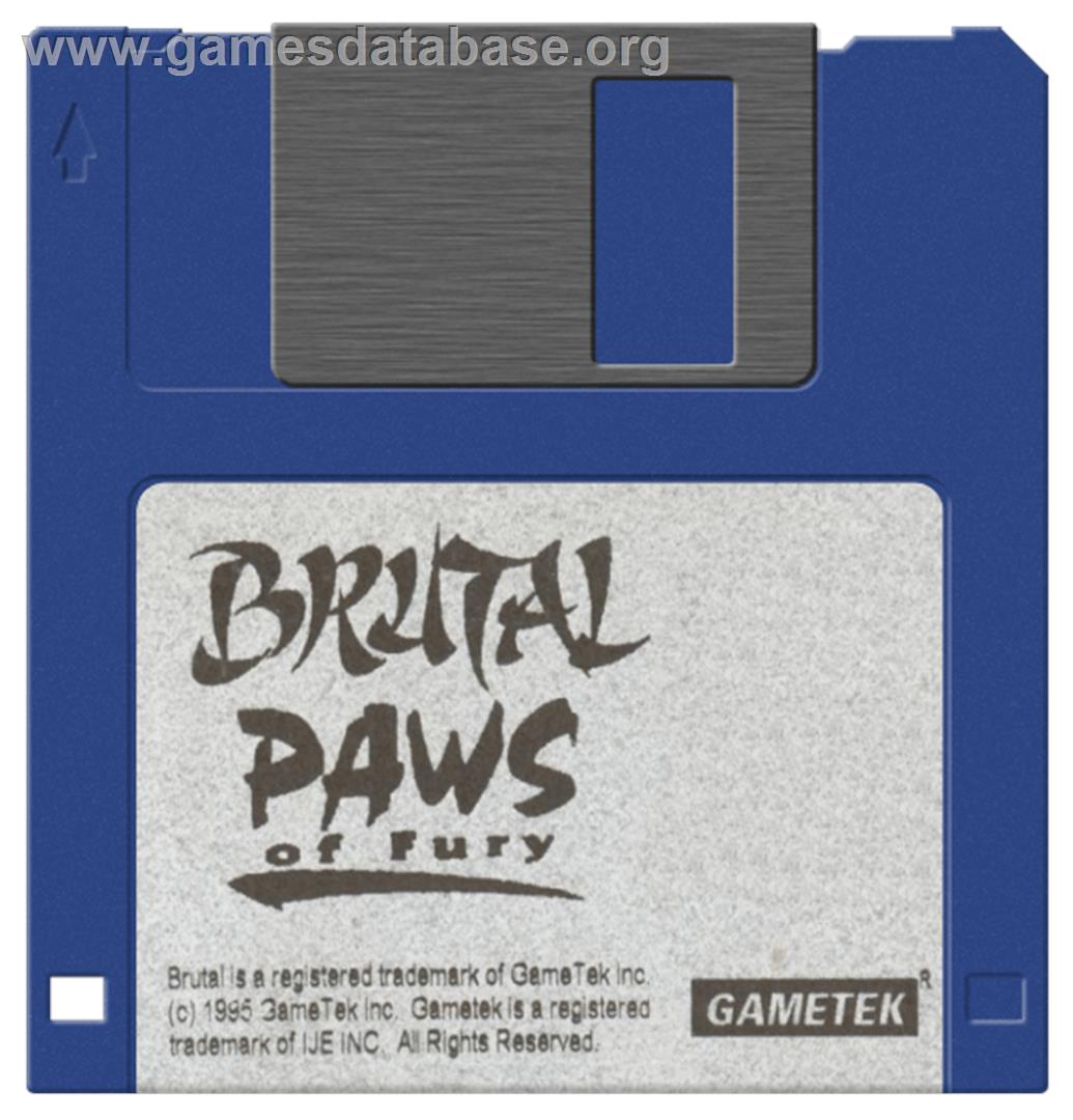 Brutal: Paws of Fury - Commodore Amiga - Artwork - Cartridge