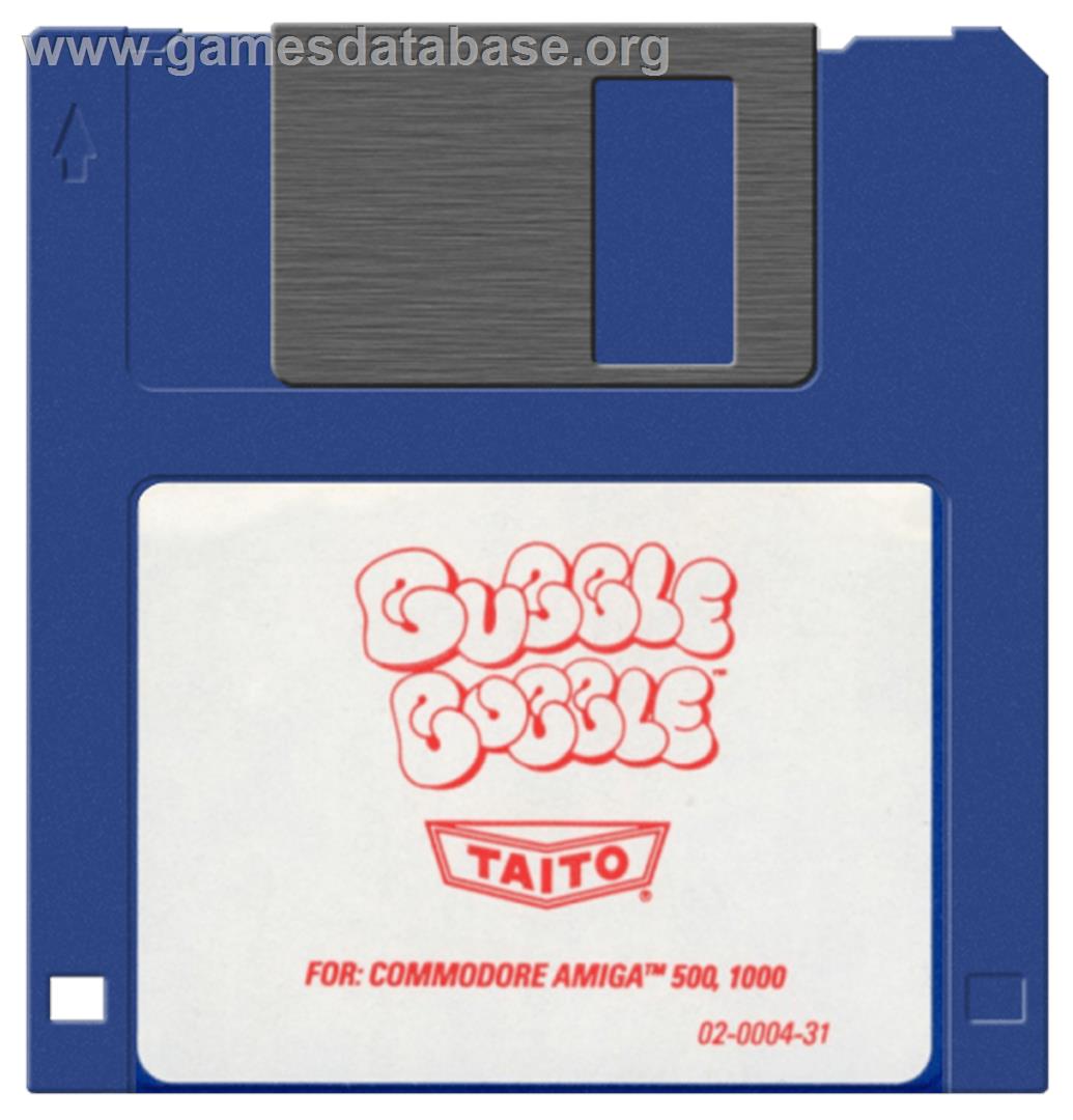Bubble Bobble - Commodore Amiga - Artwork - Cartridge