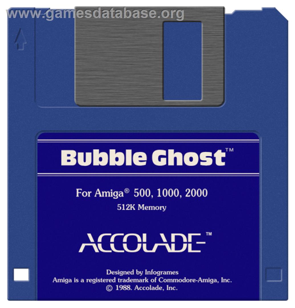 Bubble Ghost - Commodore Amiga - Artwork - Cartridge