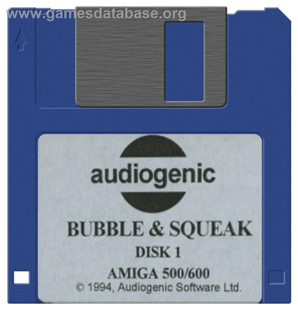Bubble and Squeak - Commodore Amiga - Artwork - Cartridge