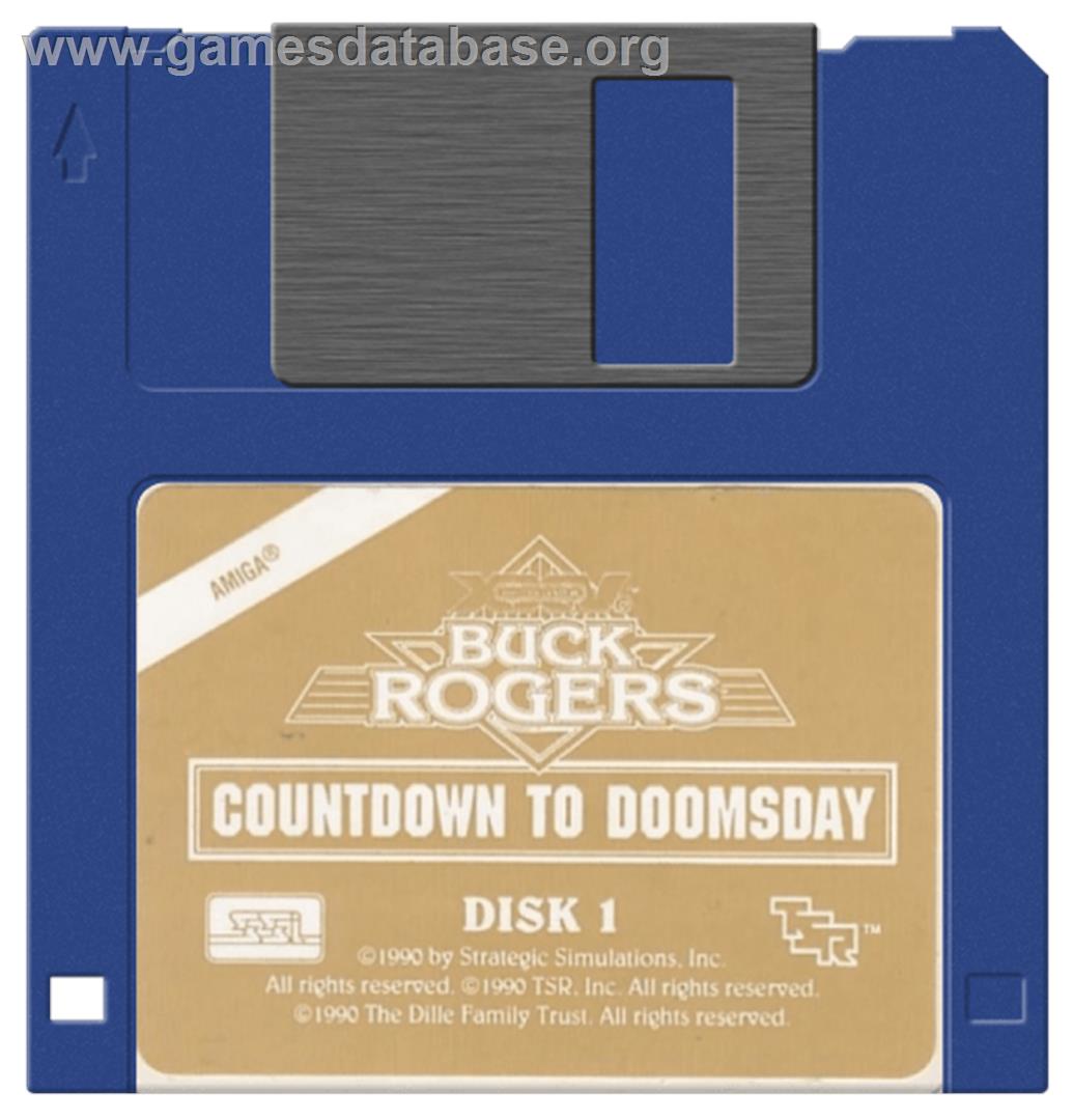 Buck Rogers: Countdown to Doomsday - Commodore Amiga - Artwork - Cartridge