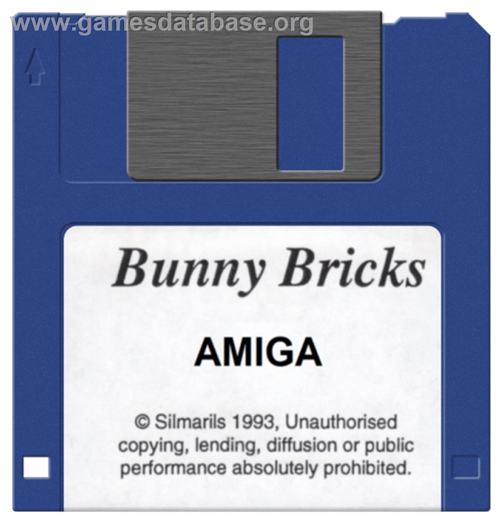 Bunny Bricks - Commodore Amiga - Artwork - Cartridge