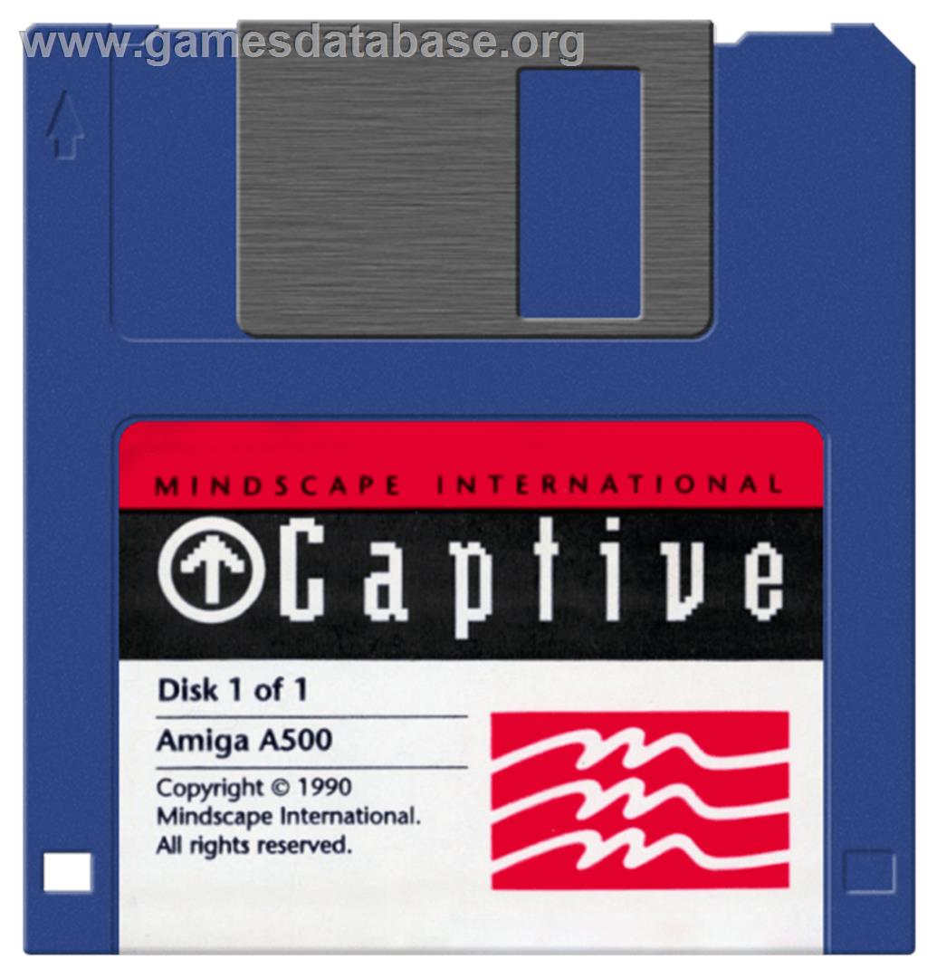 Captive - Commodore Amiga - Artwork - Cartridge