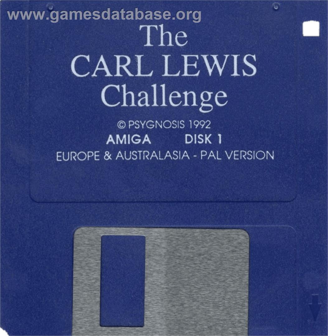 Carl Lewis Challenge - Commodore Amiga - Artwork - Cartridge