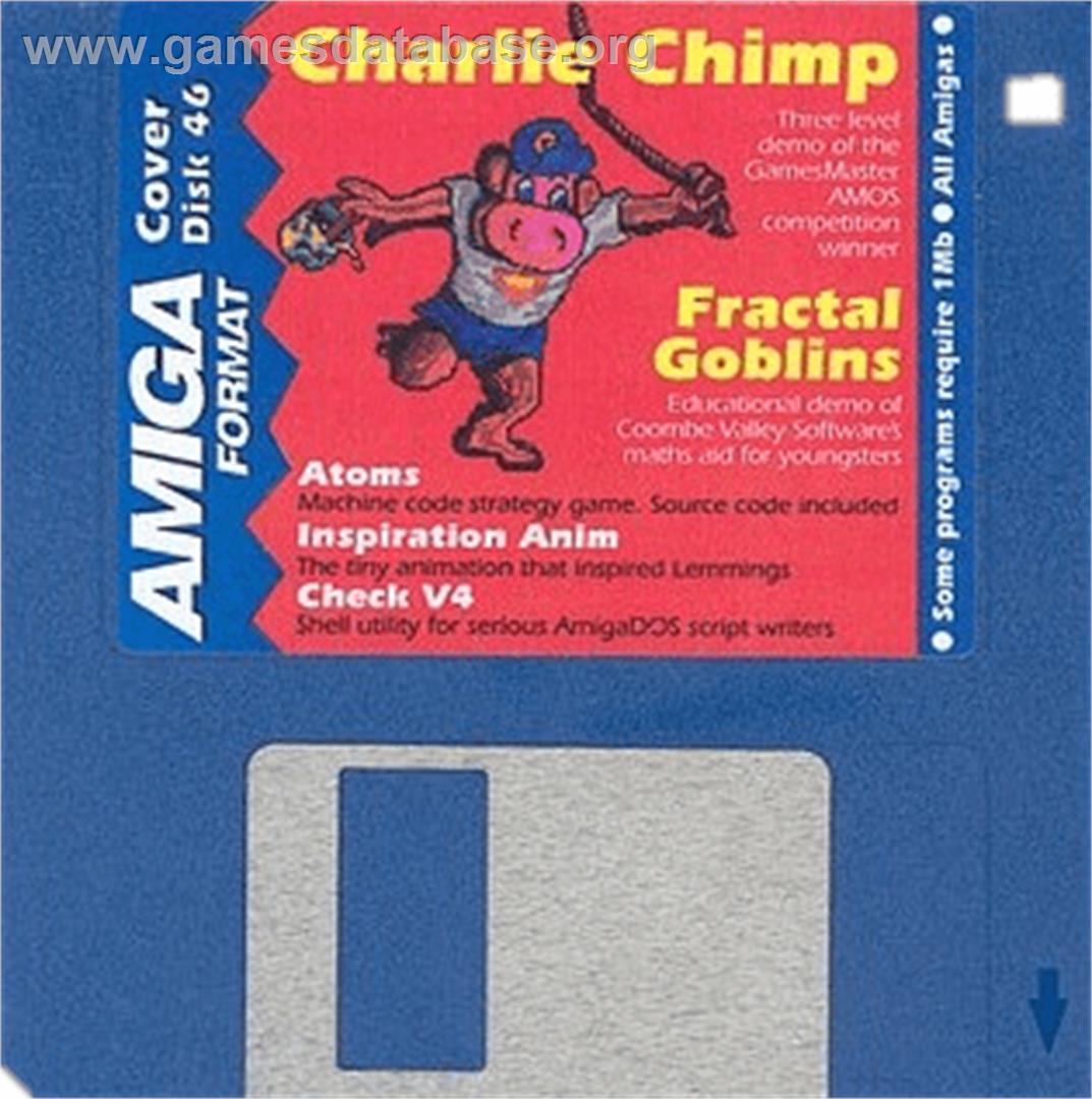 Charlie Chimp - Commodore Amiga - Artwork - Cartridge