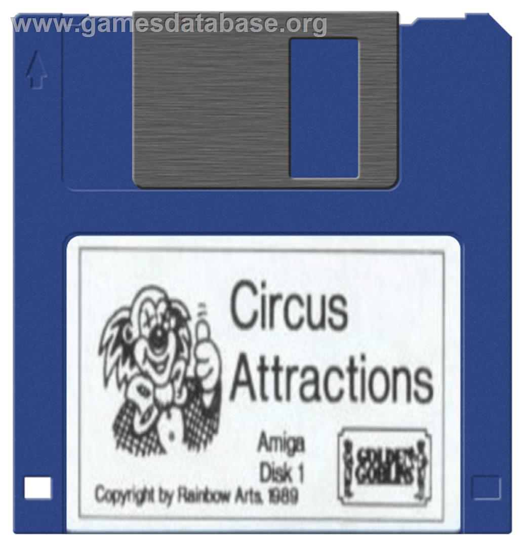 Circus Attractions - Commodore Amiga - Artwork - Cartridge