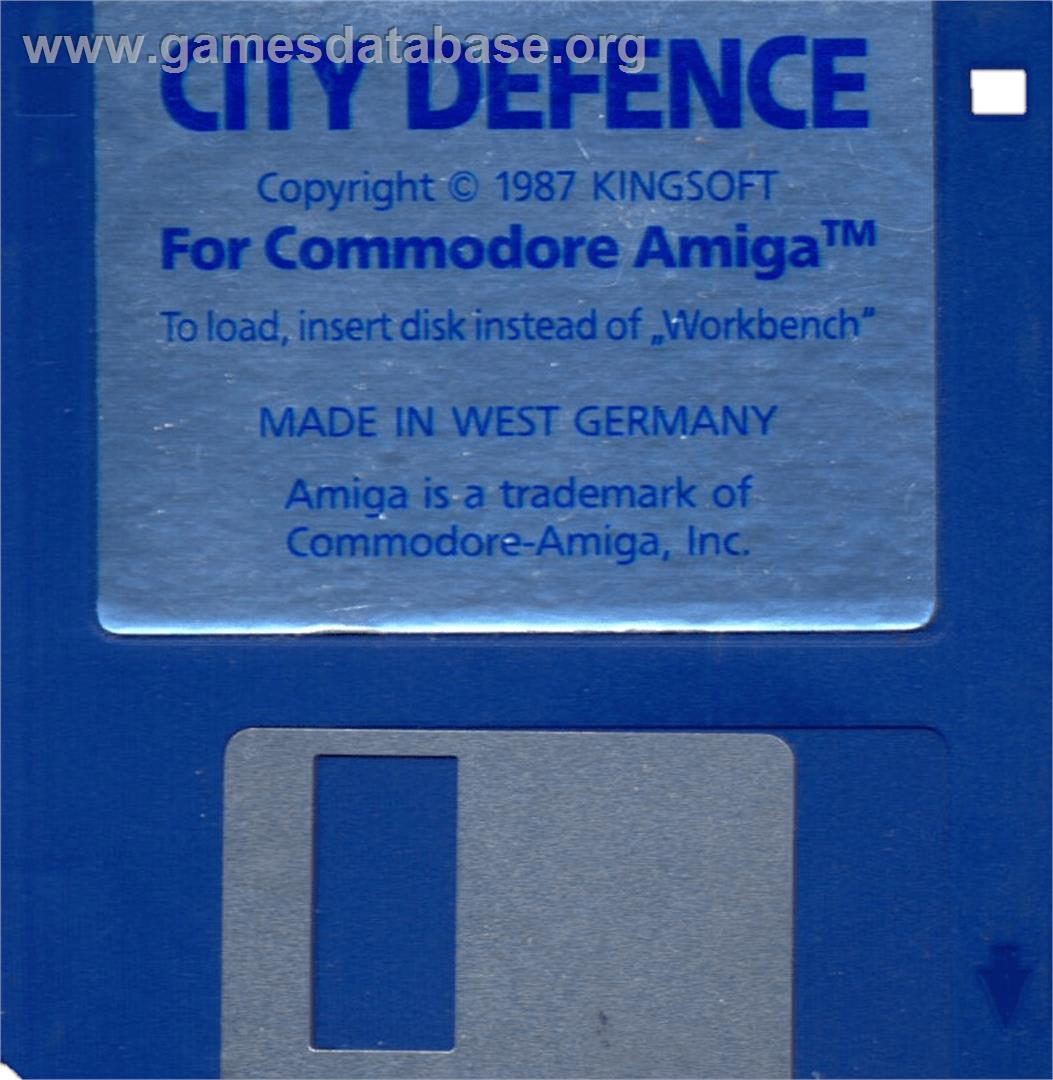 City Defence - Commodore Amiga - Artwork - Cartridge