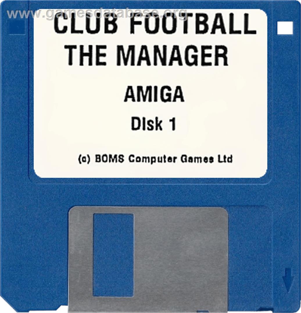 Club Football - The Manager - Commodore Amiga - Artwork - Cartridge
