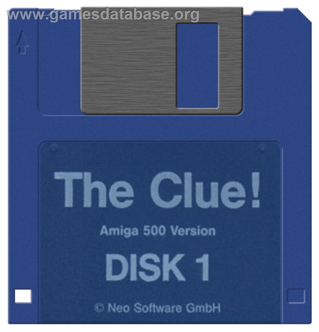 Clue: Master Detective - Commodore Amiga - Artwork - Cartridge