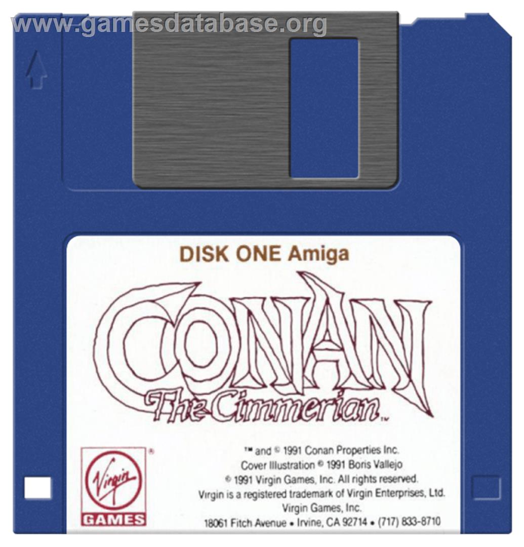 Conan - The Cimmerian - Commodore Amiga - Artwork - Cartridge