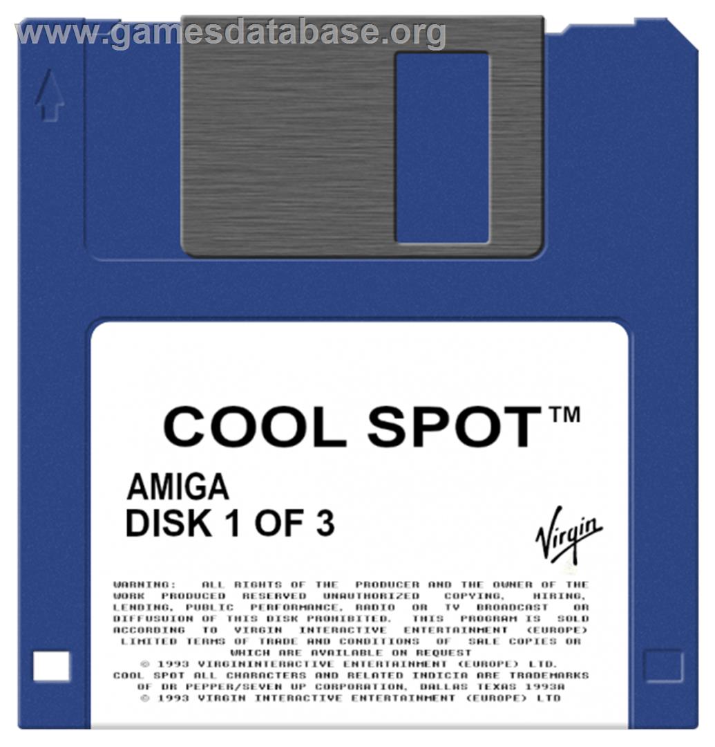 Cool Spot - Commodore Amiga - Artwork - Cartridge