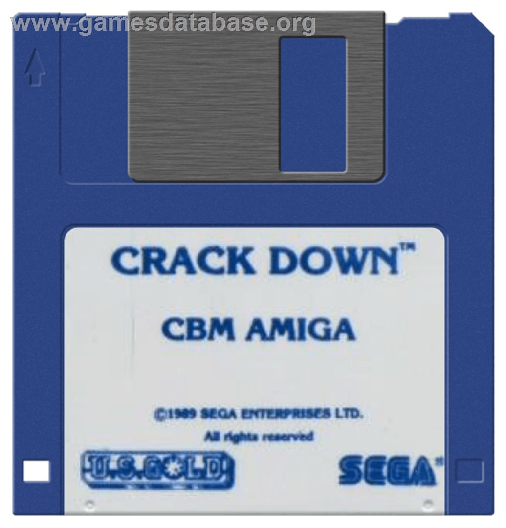 Crack Down - Commodore Amiga - Artwork - Cartridge