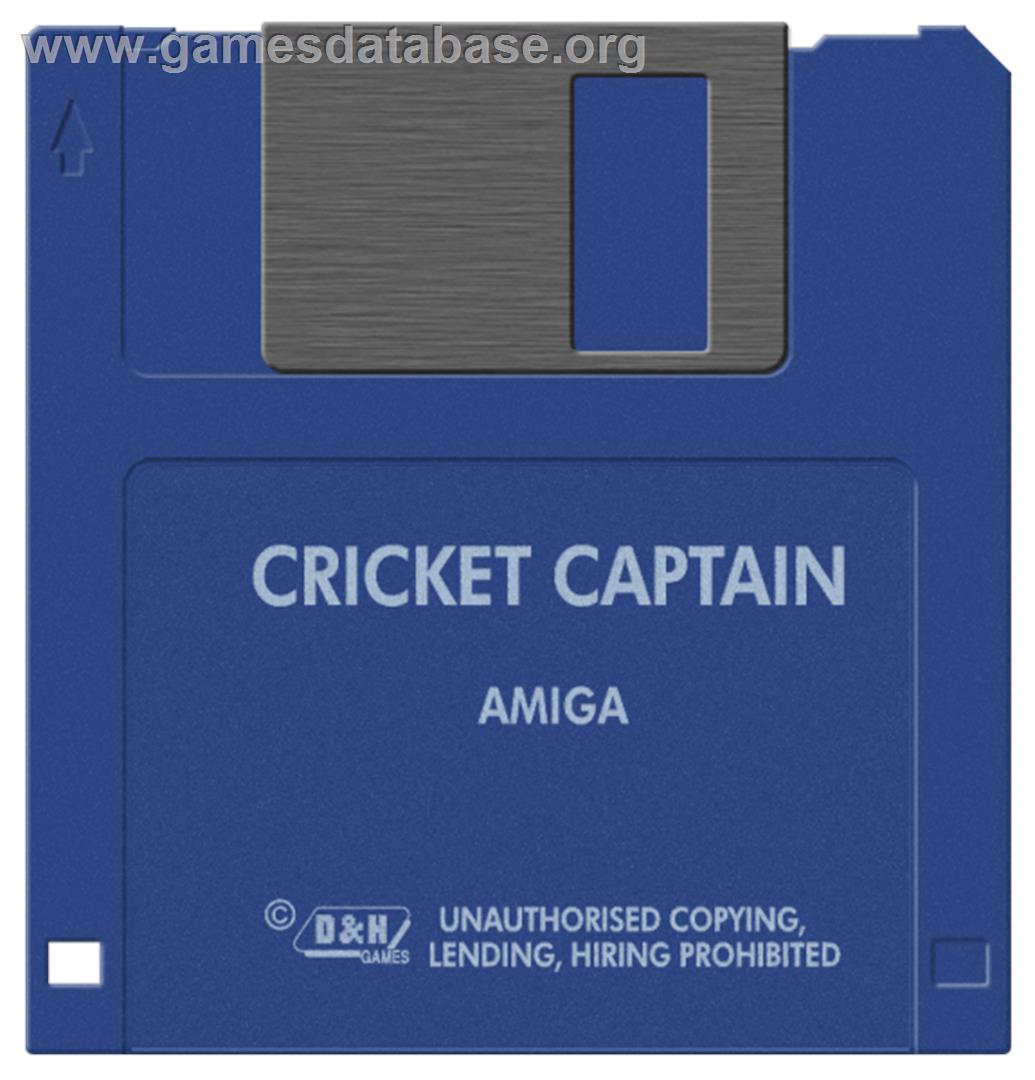 Cricket Captain - Commodore Amiga - Artwork - Cartridge
