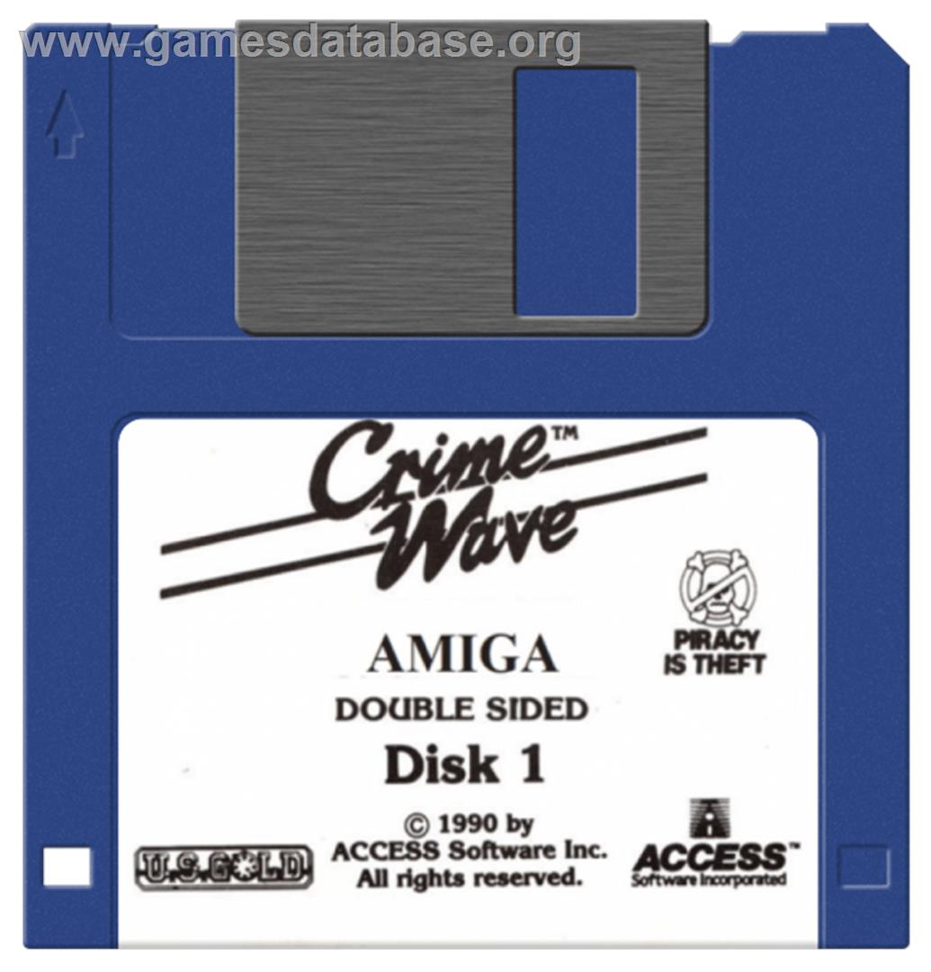 Crime Wave - Commodore Amiga - Artwork - Cartridge