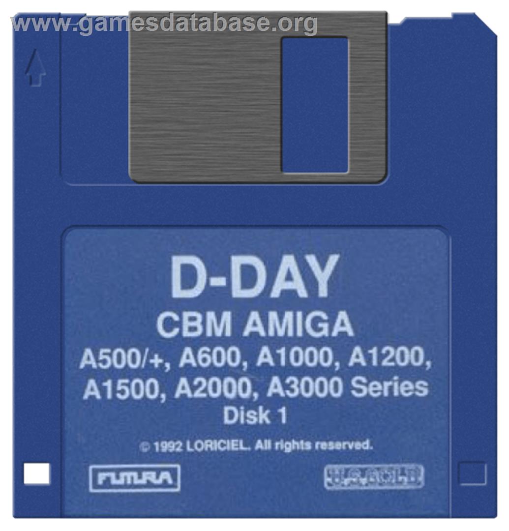 D-Day: The Beginning of the End - Commodore Amiga - Artwork - Cartridge
