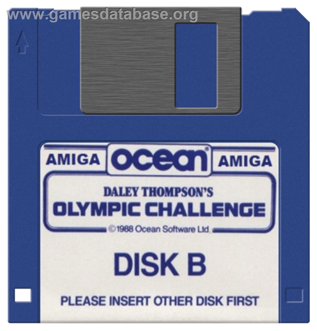 Daley Thompson's Olympic Challenge - Commodore Amiga - Artwork - Cartridge