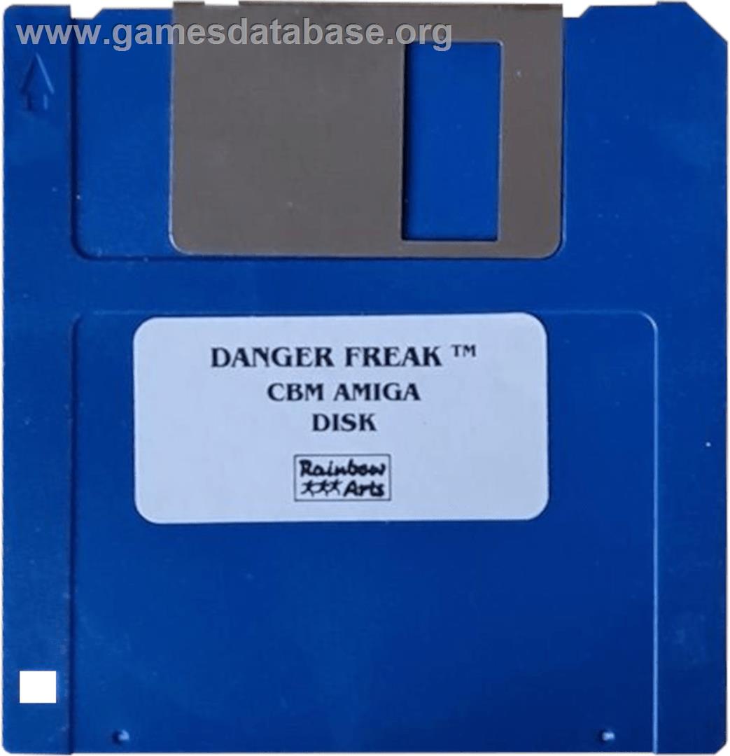 Danger Freak - Commodore Amiga - Artwork - Cartridge