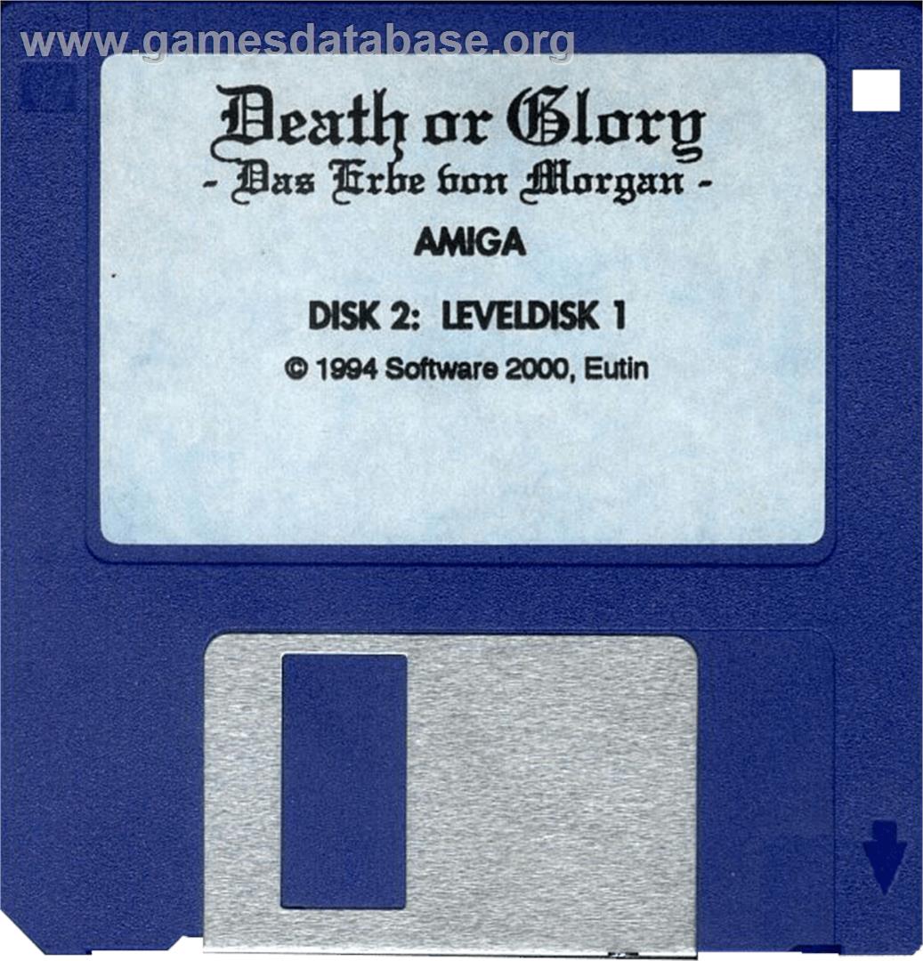 Death Or Glory - Das Erbe Von Morgan - Commodore Amiga - Artwork - Cartridge