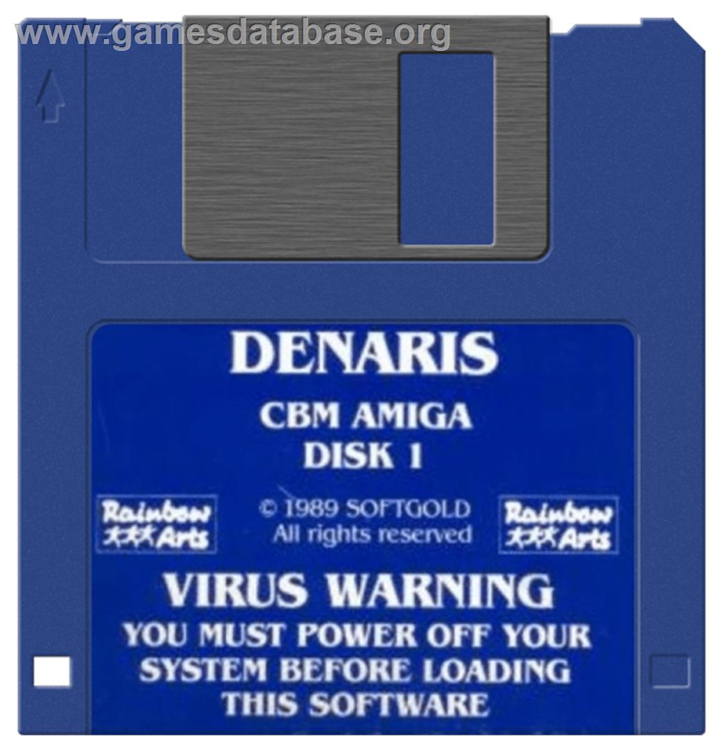 Denaris - Commodore Amiga - Artwork - Cartridge