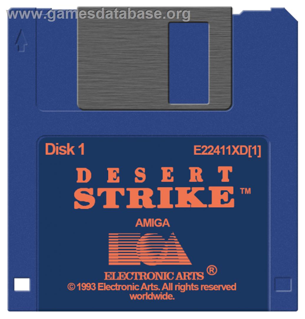 Desert Strike: Return to the Gulf - Commodore Amiga - Artwork - Cartridge
