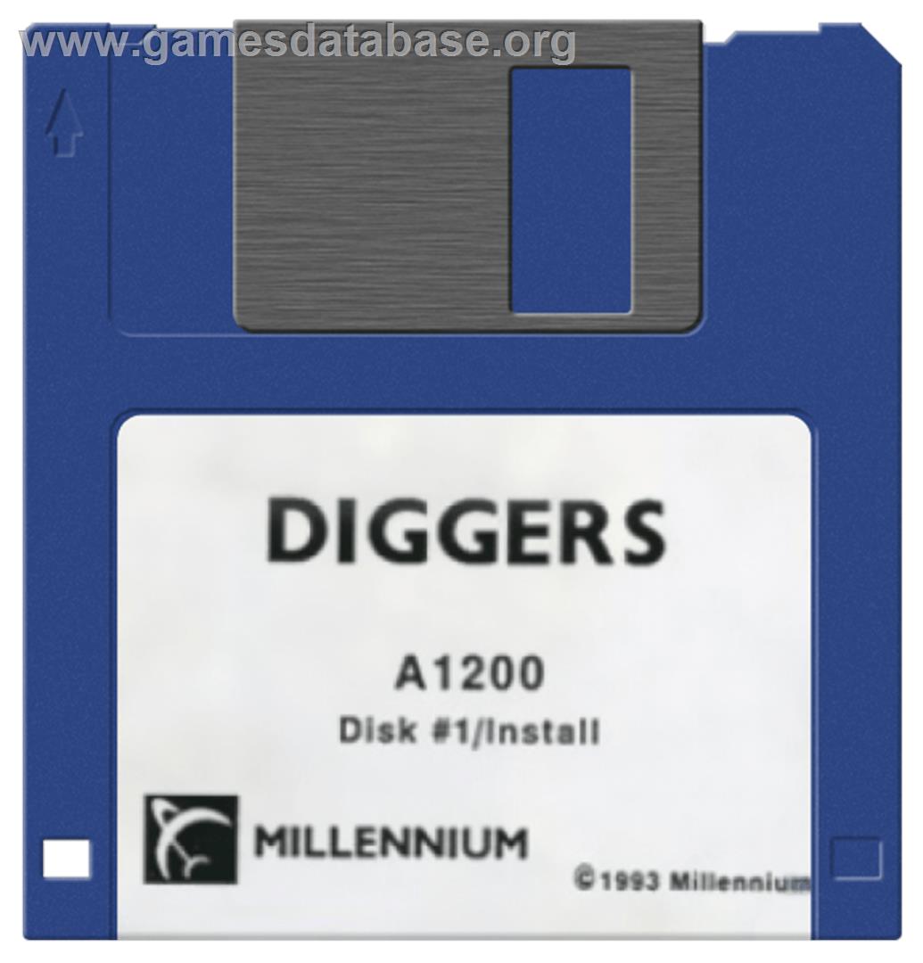 Diggers - Commodore Amiga - Artwork - Cartridge