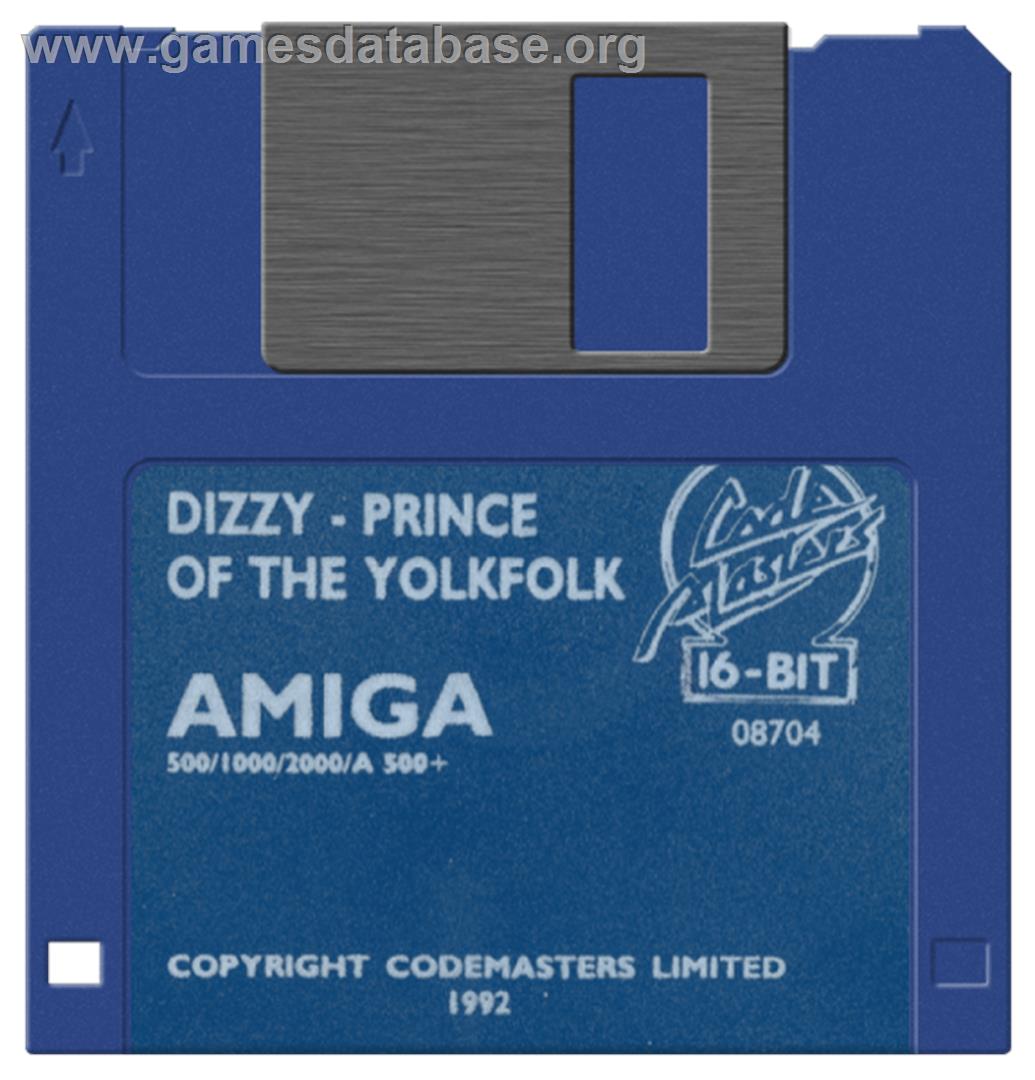 Dizzy: Prince of the Yolkfolk - Commodore Amiga - Artwork - Cartridge