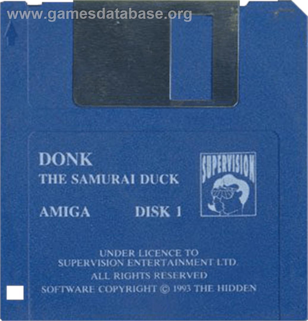 Donk!: The Samurai Duck - Commodore Amiga - Artwork - Cartridge