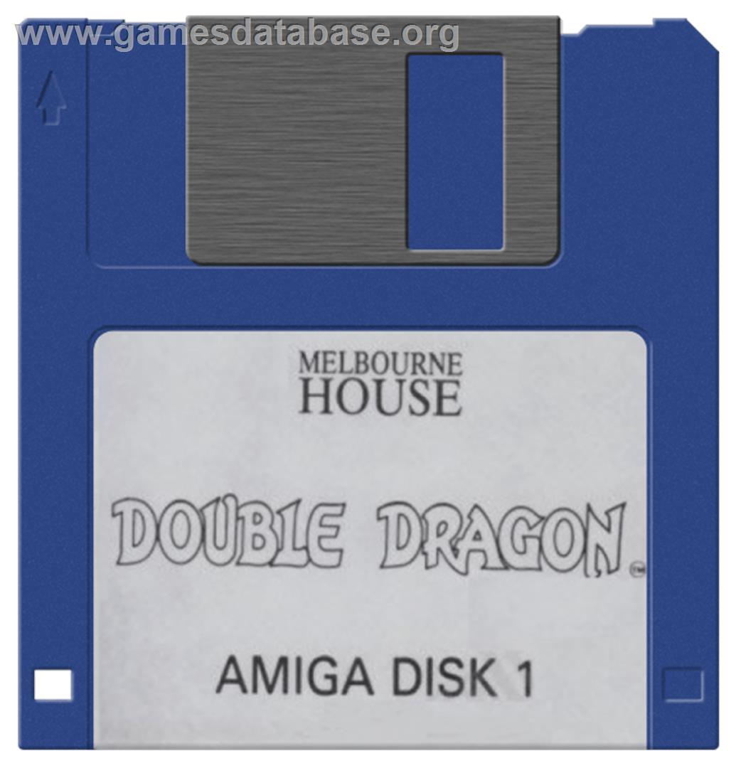 Double Dragon - Commodore Amiga - Artwork - Cartridge